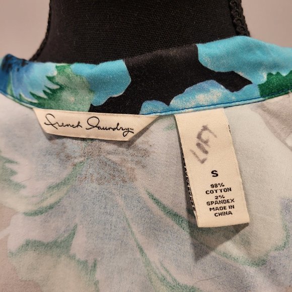 Hawaiian Floral Cotton Spandex Jacket Summer Coat - Picture 4 of 4